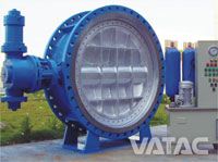 Turbine Inlet Hydraulic Counterweight Butterfly Valve